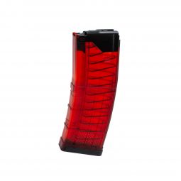 Lancer Systems L5 Advanced Warfighter Magazine, 30 Round 5.56mm/.223cal, Translucent Red