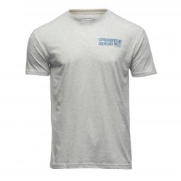 Springfield Armory Heathered White American Flag T-Shirt