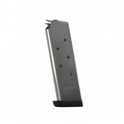 Springfield 1911-A1 .45 ACP 7 Rd. Magazine with Pad, Stainless