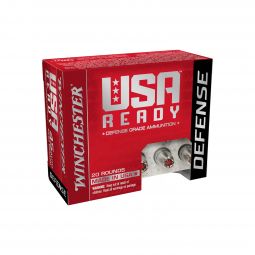 Winchester USA Ready Defense 45 Auto 200gr. Hex-Vent HP Ammunition, 20 Round Box