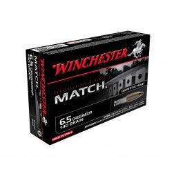 Winchester Match 6.5 Creedmoor 140gr. BTHP Ammunition, 20 Round Box