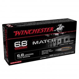 Winchester Match 6.8 Western 170gr. BTHP Ammunition, 20 Round Box