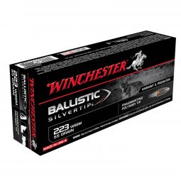 Winchester 223 WSSM 55gr. Ballistic Silvertip Ammunition, 20 Round Box