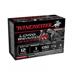 Winchester Longbeard XR 12ga. 3" 1-7/8oz. #4 Shot, 10 Round Box