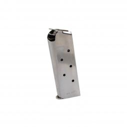 Wilson Combat 1911 Service Mag Plus Magazine, 45 ACP Compact 6 Round, Stainless