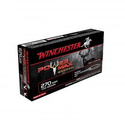 Winchester Power Max Bonded 270 Win 130gr. Ammunition, 20 Round Box