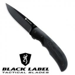 Black Label Submission, Spear Point, G-10 Folder Knife