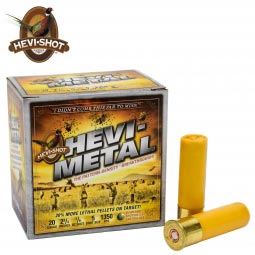 Hevi Shot Hevi Metal Pheasant 20ga. 2-3/4" 7/8oz. #5 Shot, 25 Round Box