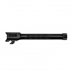 Faxon Firearms Sig Sauer P320 9mm Full Size Flame Fluted Barrel, Threaded