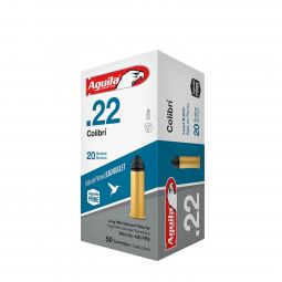 Aguila Colibri, 22 LR Subsonic Ammunition, 20gr. Lead Bullet, 50 Round Box