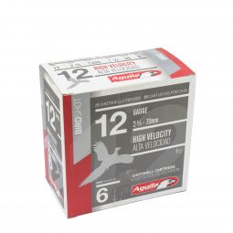 Aguila High Velocity Field 12ga. 2-3/4" 1-1/4oz. #6 Lead Shot Ammunition, 25 Round Box