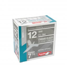 Aguila Standard Velocity Field 12ga. 2-3/4" 1-1/8oz. #7.5 Lead Shot Ammunition, 25 Round Box