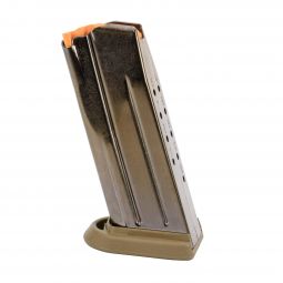 FN FNS-9 Compact, 9mm Magazine, 12 Round FDE