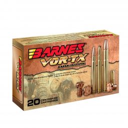 Barnes VOR-TX .470 Nitro Express 500gr. BND SLD FN Ammunition, 20 round Box