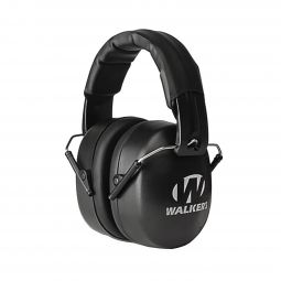 Walker's EXT Passive Folding Range Earmuff, Black