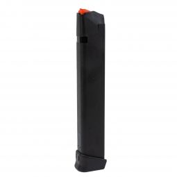 Glock G17, G19, G26, G34  9mm 33 Round Magazine