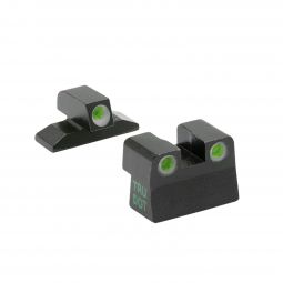 Meprolight Tru-Dot Fixed Night Sight Set for Bersa Thunder Pistols, Green