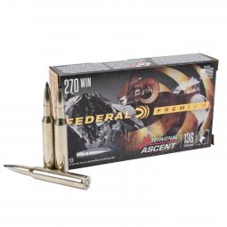 Federal Premium 270 Win. 136gr. Terminal Ascent Ammunition, 20 Round Box