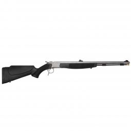 CVA Optima V2 Muzzleloader, Stainless/Black, .50cal, Fiber Optic Open Sights