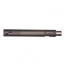 Volquartsen 22 Charger Carbon Fiber VF-6 Lightweight Barrel, 22LR, Forward Blow Compenstor