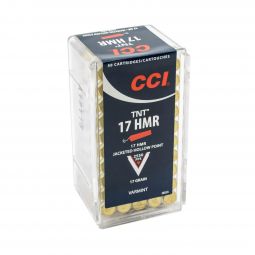 CCI 17HMR 17gr. TNT HP Ammunition, 50 Round Box