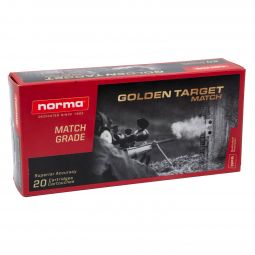 Norma Golden Target 6.5 PRC 143gr. BTHP Ammunition, 20 Round Box