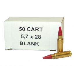 FNH 5.7x28mm Blank Ammunition, 50 Round Box