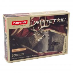 Norma Whitetail 270 Win 130gr. PSP Ammunition, 20 Round Box