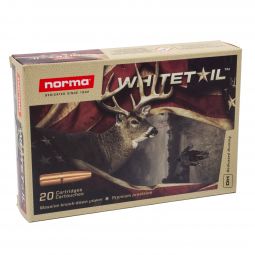 Norma Whitetail 7mm Rem Mag 150gr. PSP Ammunition, 20 Round Box