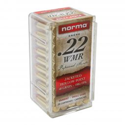 Norma 22Mag 40gr. JHP Ammunition, 50 Round Box