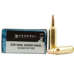 Federal 270 WSM 130 Grain Soft Point Ammunition 20 Round Box