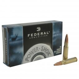 Federal Power-Shok .338 Federal 200gr. Uni-Cor Soft Point Ammunition, 20 Round Box