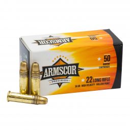 Armscor Hi-Velocity Hollow Point .22LR 36gr. Ammunition, 50 Round Box