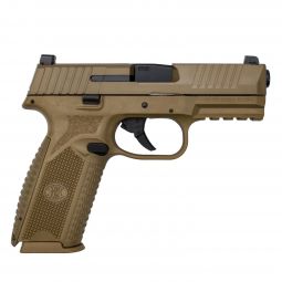 FN 509 Pistol, 9mm FDE, No Manual Safety, 17 Round Magazines