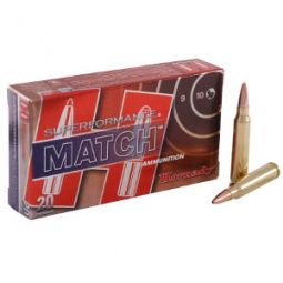 Hornady Superformance Match .223 REM 75gr. BTHP Ammunition 20 Round Box