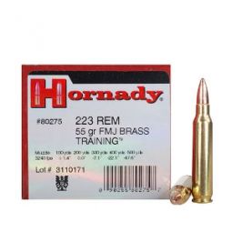 Hornady .223 Remington 55gr. FMJ/BT Target Ammunition 50 Round Box