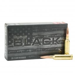 Hornady Black 6mm Creedmoor 105gr. BTHP Ammunition, 20 Round Box