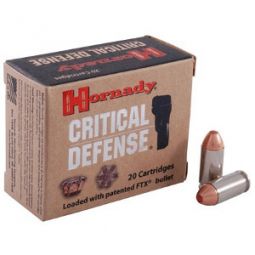 Hornady Critical Defense .40 S&W 165gr. FTX