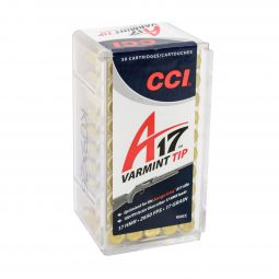 CCI 17HMR 17gr. Varmint Tip A17 Ammunition, 50 Round Box