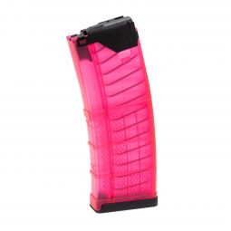 Lancer Systems L5 Advanced Warfighter Magazine, 30 Round 5.56mm/.223cal, Translucent Pink