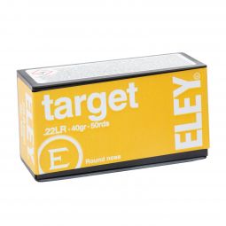 Eley Target Round Nose .22LR 40gr. Ammunition, 50 Round Box