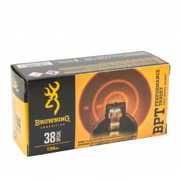 Browning BPT 38 Special 130gr. FMJ Ammunition, 50 Round Box