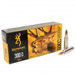 Browning BXC .300 WSM 185gr. Terminal Tip Ammunition, 20 Round Box