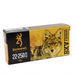 Browning Predator & Varmint BXV 22-250 Rem. 50gr. Tipped Varmint Expansion, 20 Round Box