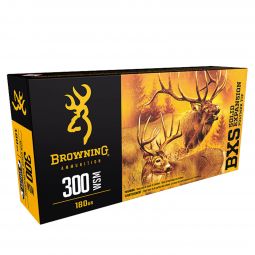 Browning BXS 300 WSM 180gr. Solid Expansion Ammunition, 20 Round Box