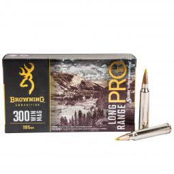 Browning LRP .300 Win Mag 195gr. Tipped MatchKing Ammunition, 20 Round Box