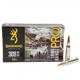 Browning LRP 308 Win. 168gr. Tipped MatchKing Ammunition, 20 Round Box