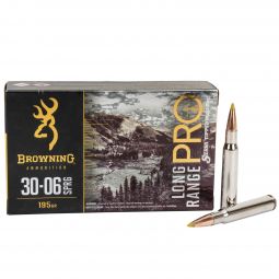 Browning LRP 30-06 Sprg. 195gr. Tipped MatchKing Ammunition, 20 Round Box