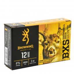 Browning Deer BXS 12ga. 2-3/4" 1oz. Polymer Tipped Copper Slug, 5 Round Box