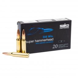 Sako Super Hammerhead .308 Winchester 150gr. Ammunition, 20 Round Box